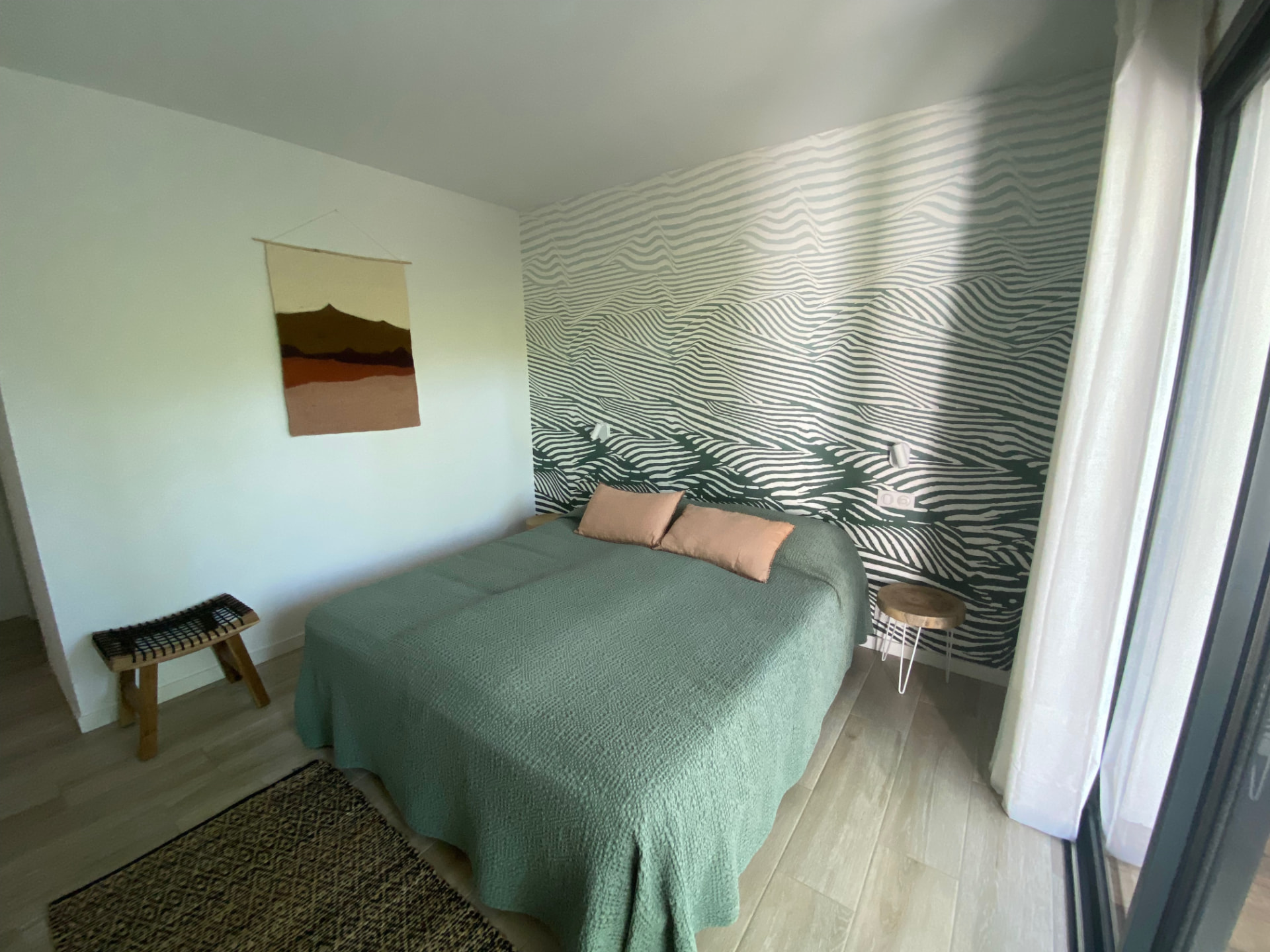 La chambre Mareja et son lit double